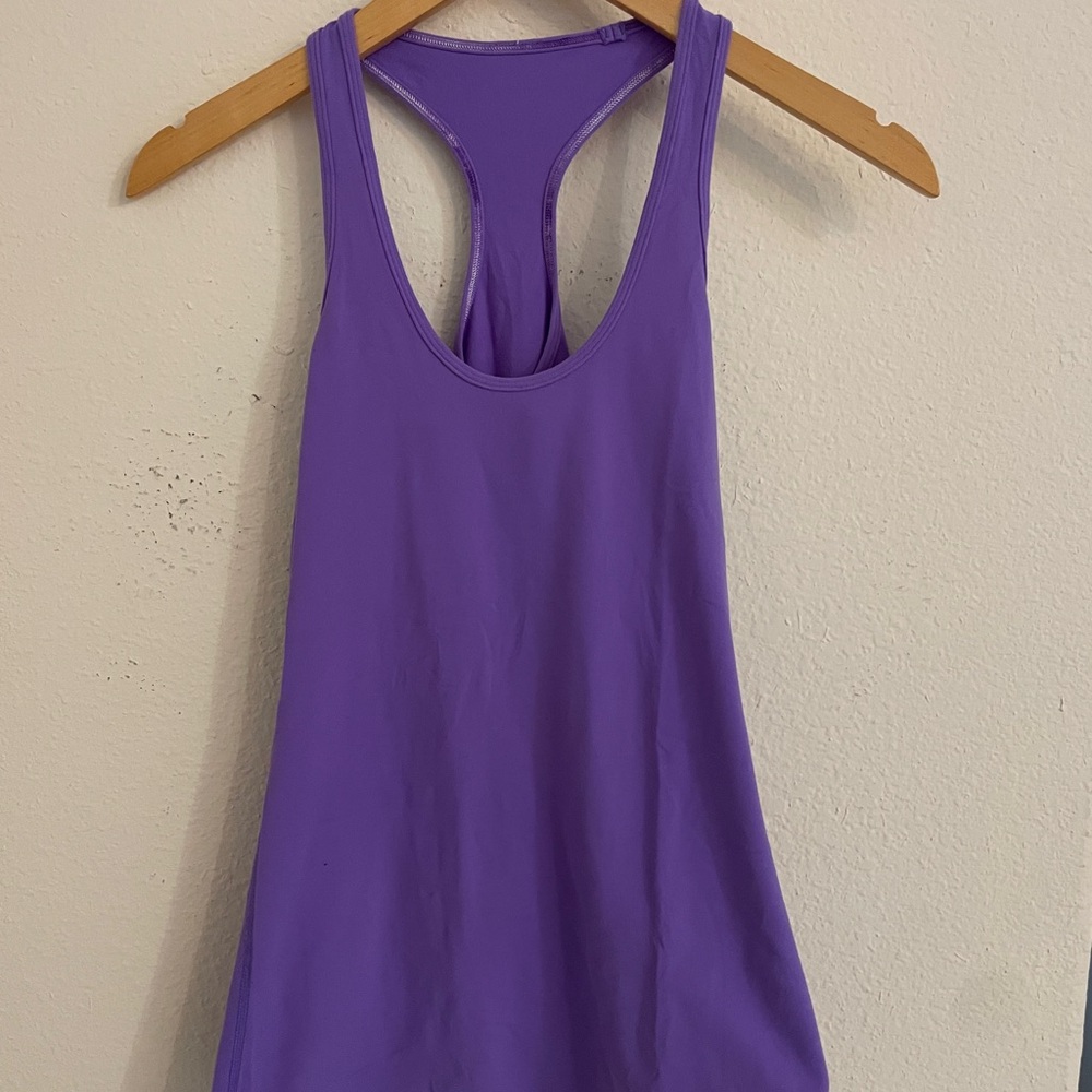 Lululemon athletica Purple Racerback Tank Top, 6